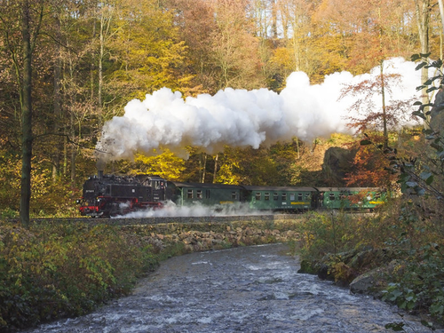 SDG Weißeritztalbahn, Foto: VVO Schmidt