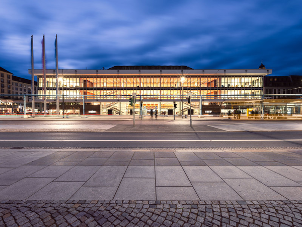 Kulturpalast Außenansicht, Foto: Björn Kadenbach Kulturpalast Außenansicht, Foto: Björn Kadenbach