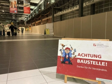 Umfangreiche Modernisierungsarbeiten am Flughafen Dresden Terminal