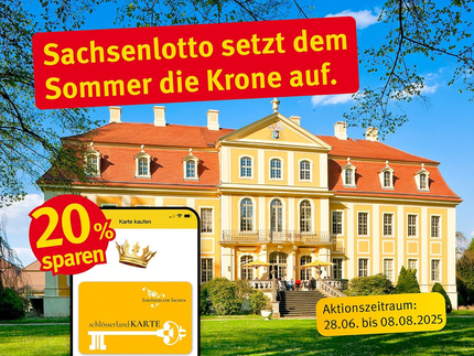 Sachsenlotto und das Schlösserland gemeinsam für Kultur