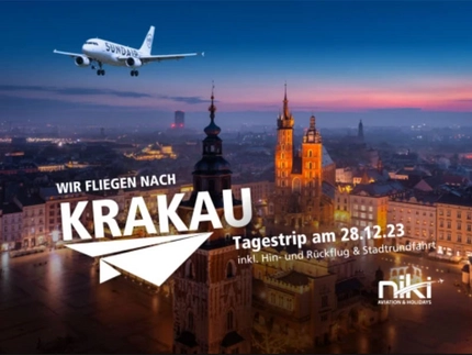 Mit Sonderflug von Dresden zum Weihnachtsmarkt in Krakau