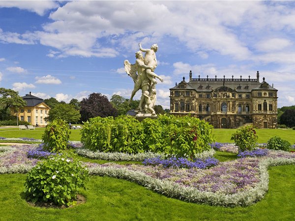 Großer Garten Dresden: Schmuckplatz, Foto: Schlösserland Sachsen, Sylvio Dittrich