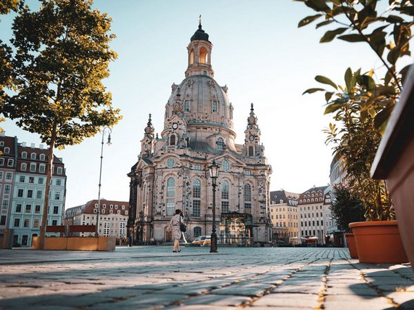 Dresden: Neumarkt mit Frauenkirche, Foto: Michael R. Hennig